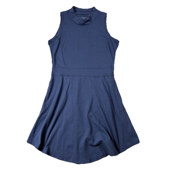 Toad&Co Dresses & Skirts - Toad & Co Summer Dance Sleeveless Dress Organic Cotton Blue Women's M Granola